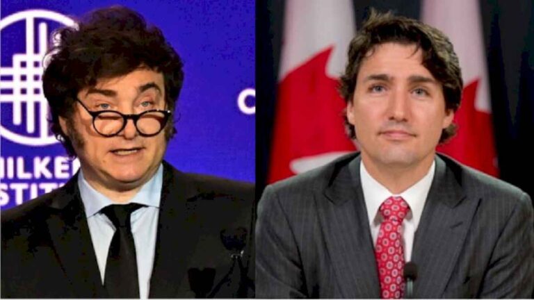 milei-llego-a-estados-unidos,-hablo-con-su-par-canadiense-y-respaldo-a-francos-en-redes