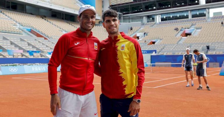 rafael-nadal,-carlos-alcaraz-y-andy-murray,-en-su-ultimo-baile-como-profesional,-revolucionan-la-villa-olimpica-de-paris-2024