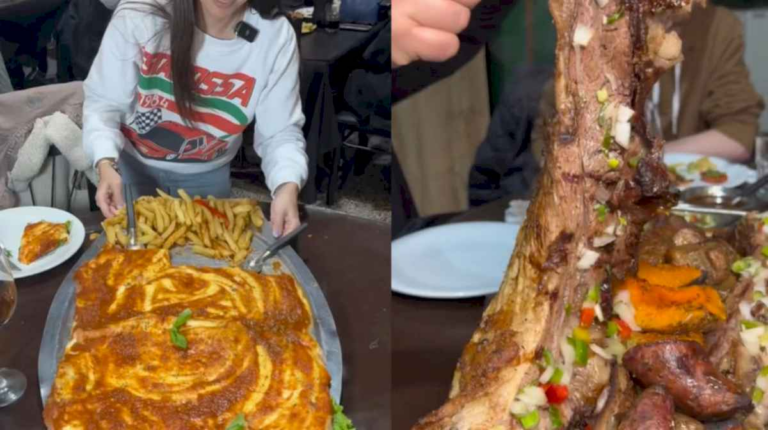 fue-a-una-parrilla-libre-en-liniers-y-pidio-milanesa-gigante,-asado-y-vacio-a-la-pizza:-cuanto-gasto