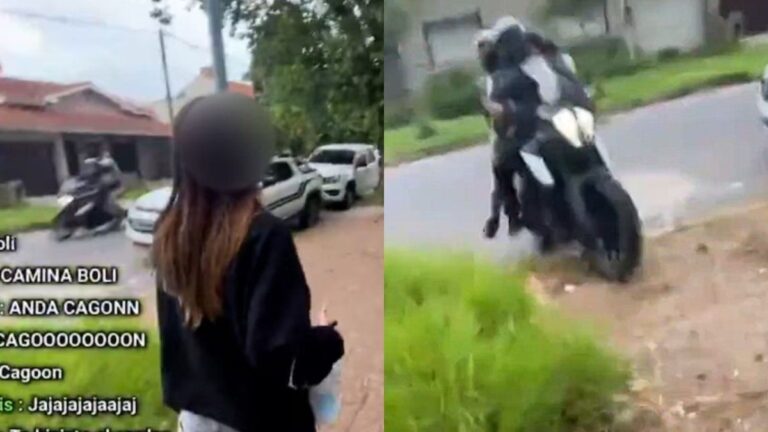 Video: violento robo a un streamer durante un vivo en Mar del Plata