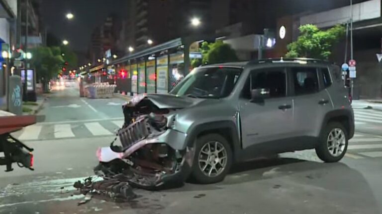 Fuerte choque en Belgrano dejó 4 heridos