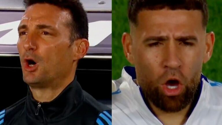 Así fue el Himno Nacional Argentino en la previa al partido ante Brasil