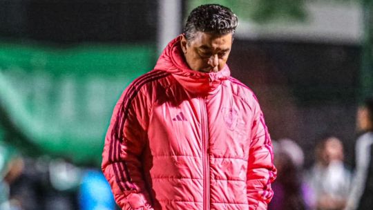 Marcelo Gallardo se retiró en silencio y no hubo conferencia de prensa