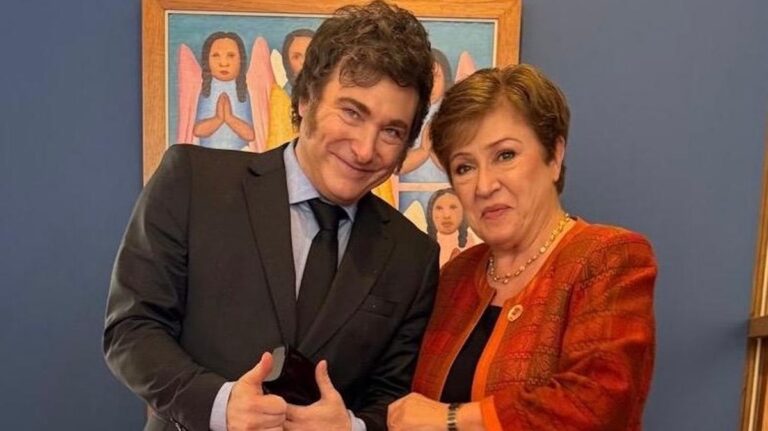 Elogios desde el FMI: Georgieva pone de ejemplo el ajuste de Milei