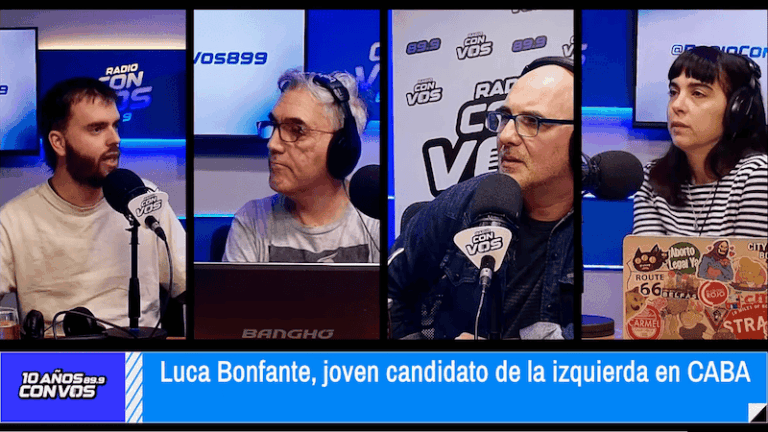 Luca Bonfante en Radio Con Vos: Leandro Santoro hace una campaña larretizada