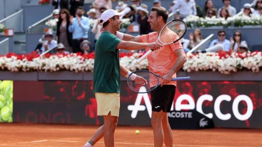 Zeballos pisa fuerte en Roland Garros: está en semifinales del dobles masculino con Granollers