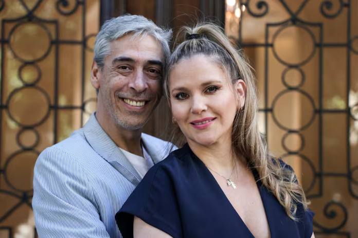 El dolor de Belén Giménez, la viuda de René Bertrand: así fue su historia de amor