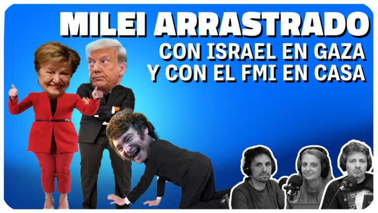 Arrastrado: Milei con Trump contra Irán, el FMI exige reforma laboral