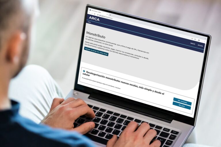 Cómo quedan las escalas vigentes del monotributo en julio 2025