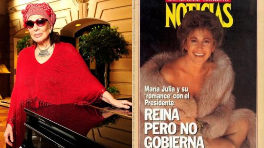 El recuerdo de Graciela Borges sobre cómo se hizo la tapa de NOTICIAS de María Julia Alsogaray