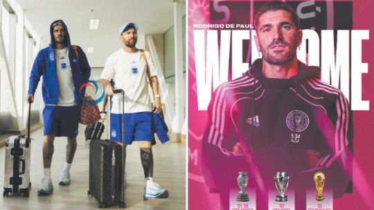 Club de amigos: De Paul jugará en el Inter Miami