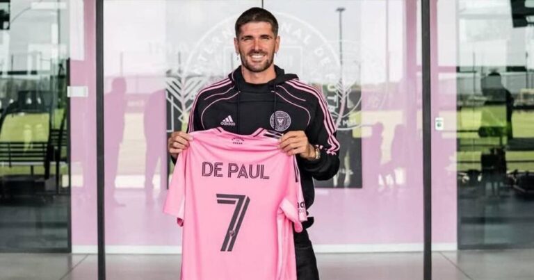 Por qué Rodrigo De Paul todavía no puede entrenarse con Lionel Messi en Inter Miami