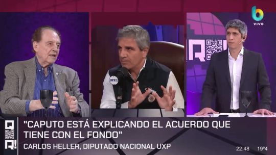 Carlos Heller conjetura: acaso el Gobierno está conduciendo a propósito el descalabro financiero?