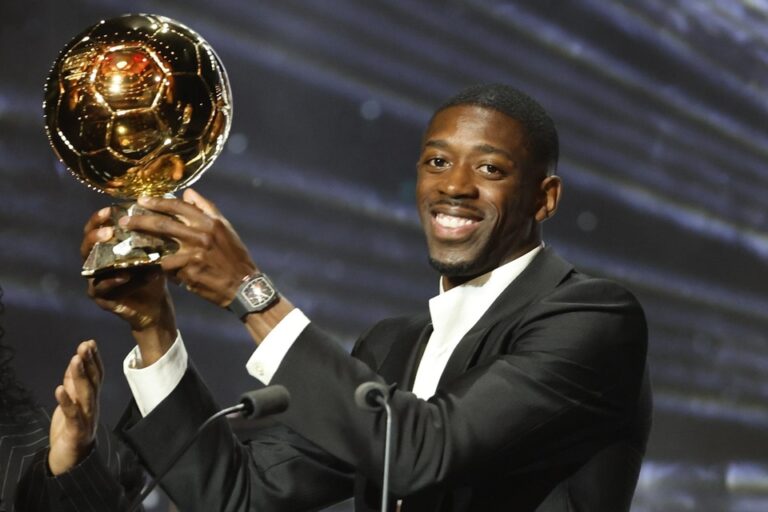 Así vivieron el Balón de Oro en Évreux, primer club de Dembélé
