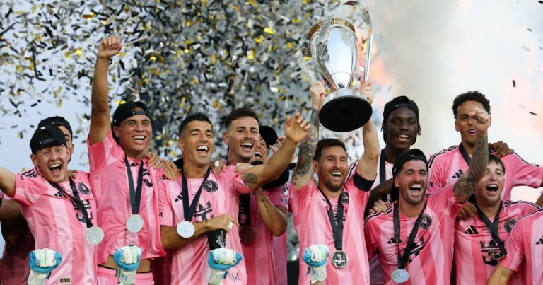 Messi, campeón de la MLS Cup 2025: doble asistencia para De Paul y Allende para el título de Inter Miami