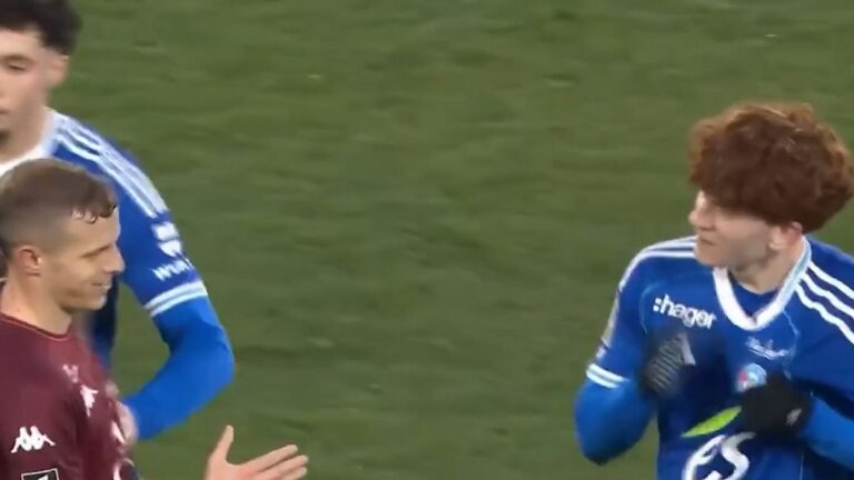 El gesto de Valentín Barco que encendió el clásico entre Estrasburgo y Metz en Francia