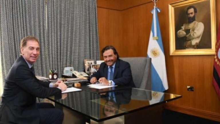 Sáenz le reclamó a Santilli que Milei mande los fondos para obras