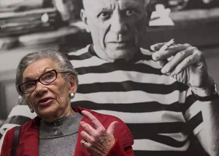 Retrato de Christine Ruiz-Picasso, nuera del pintor Pablo Picasso.