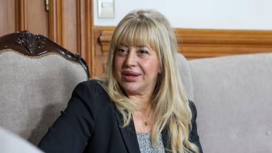 Rossana Chahla, intendenta de San Miguel de Tucumán, durante una entrevista.
