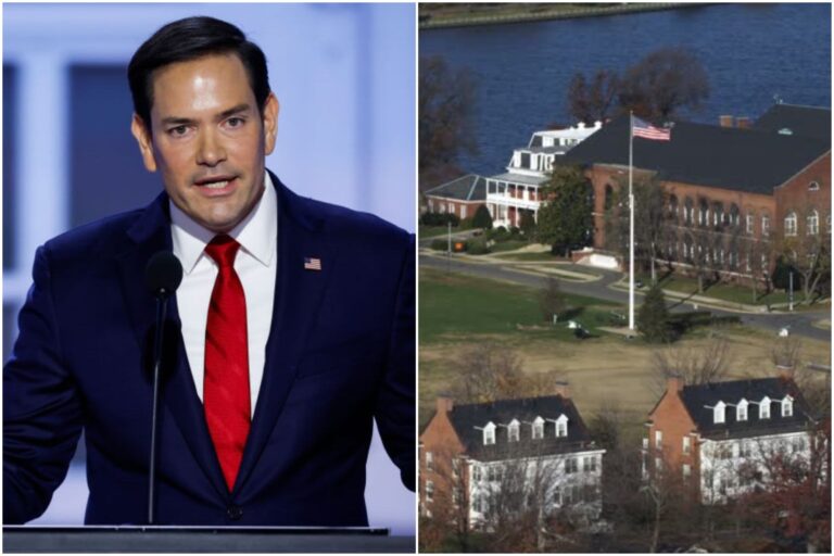 Fotografía de la base militar Fort McNair en Washington D.C.
