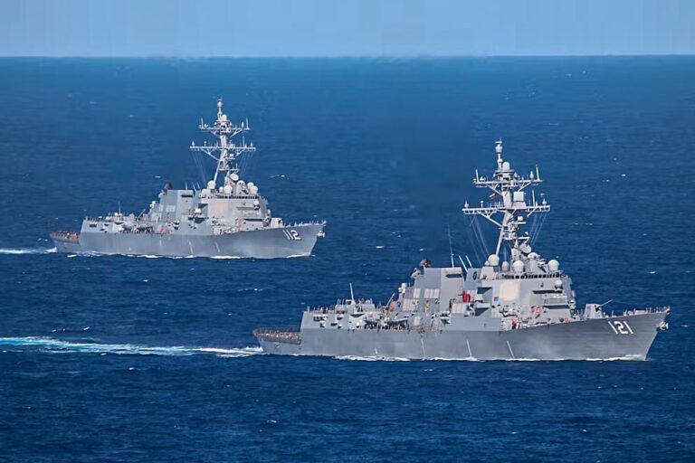 Mapa que muestra la ubicación del estrecho de Ormuz en el golfo Pérsico.